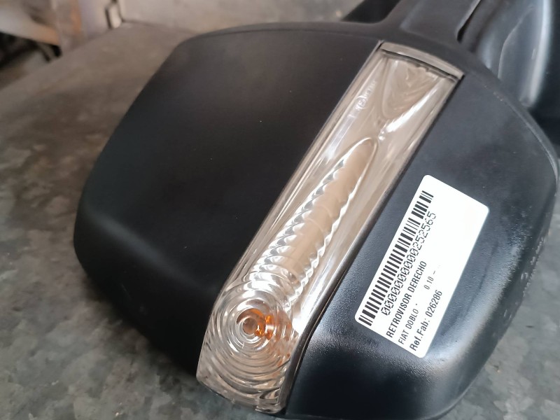 Recambio de retrovisor derecho para fiat doblo referencia OEM IAM 026286 2 PINES ELECTRICO