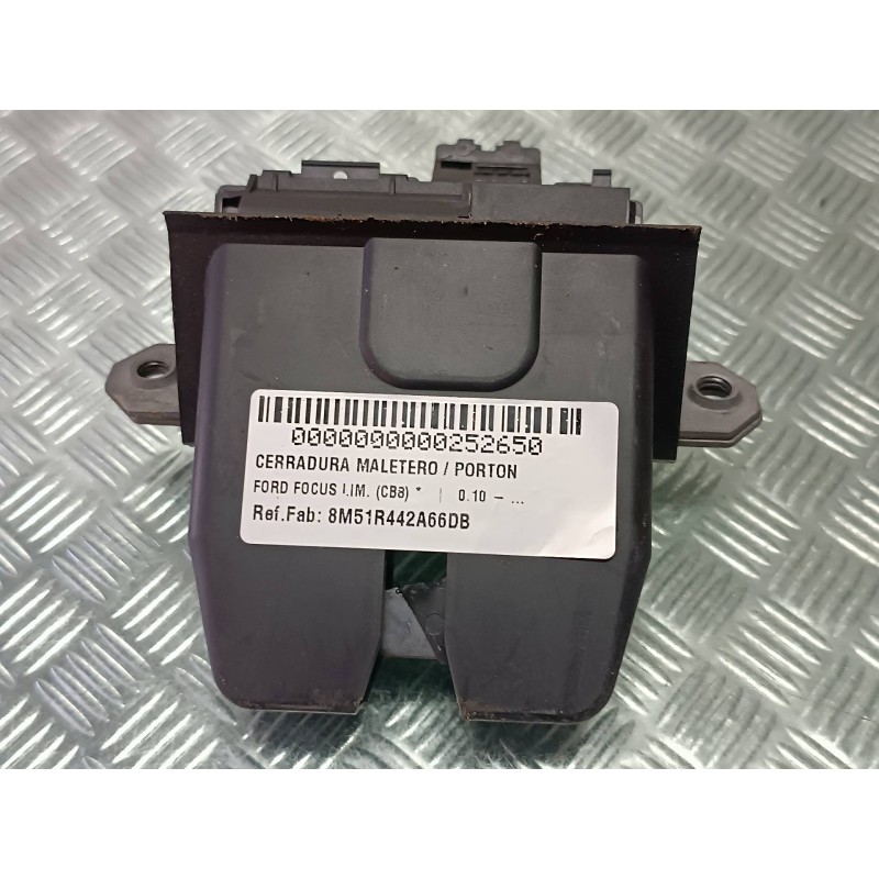 Recambio de cerradura maletero / porton para ford focus lim. (cb8) referencia OEM IAM 8M51R442A66DB 4 PINES 01041155004