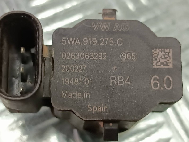 Recambio de sensor de aparcamiento para seat leon (kl1) referencia OEM IAM 5WA919275C  3 PINES