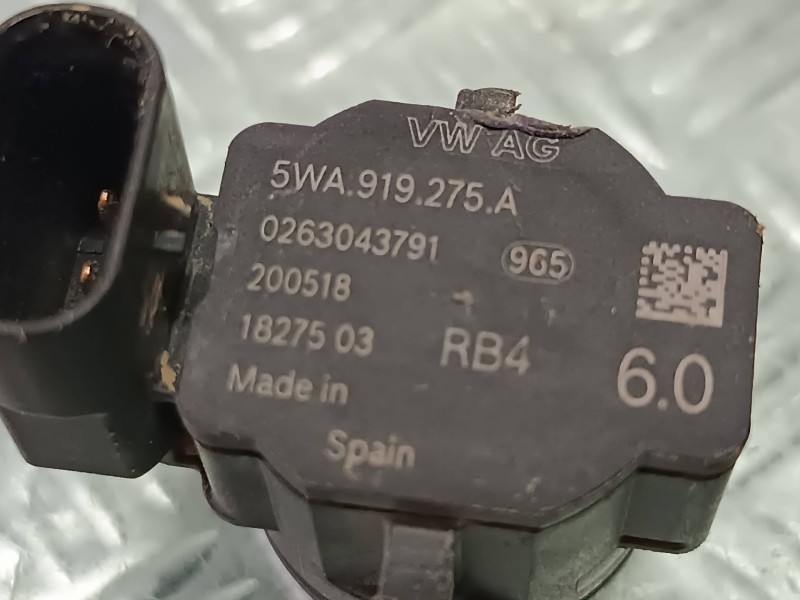 Recambio de sensor aparcamiento delantero para seat leon (kl1) referencia OEM IAM 5WA919275A  3 PINES