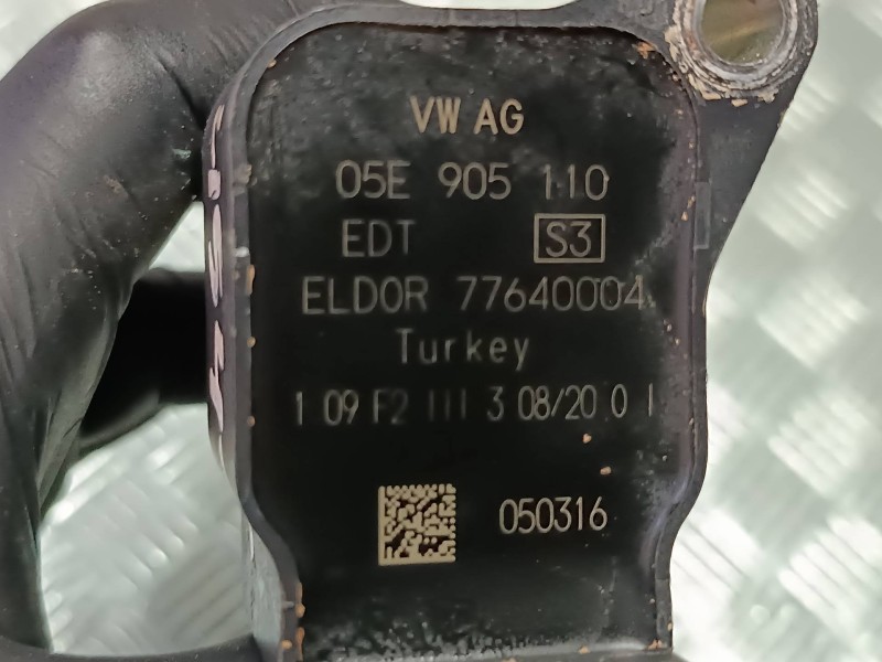 Recambio de bobina encendido para seat leon (kl1) referencia OEM IAM 05E905110  4 PINES