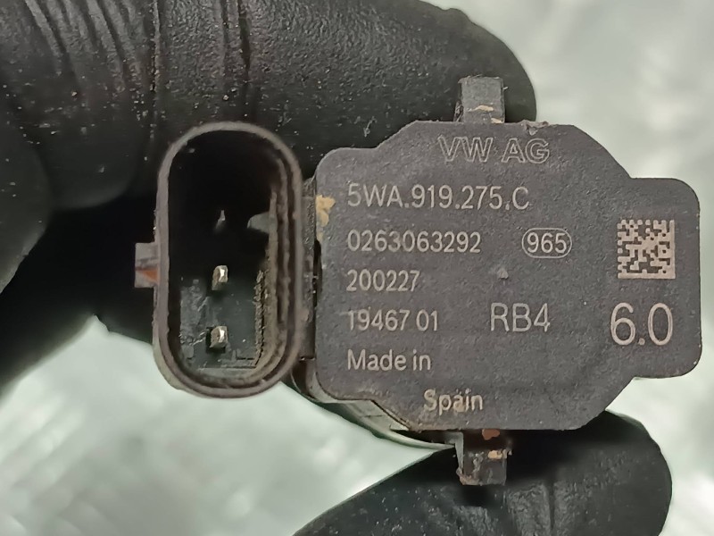Recambio de sensor de aparcamiento para seat leon (kl1) referencia OEM IAM 5WA919275C  3 PINES