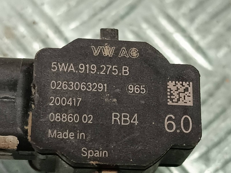 Recambio de sensor de aparcamiento para seat leon (kl1) referencia OEM IAM 5WA919275B  3 PINES