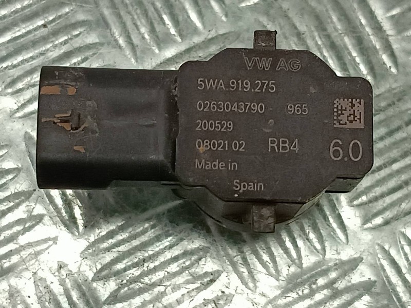 Recambio de sensor aparcamiento delantero para seat leon (kl1) referencia OEM IAM 5WA919275  3 PINES