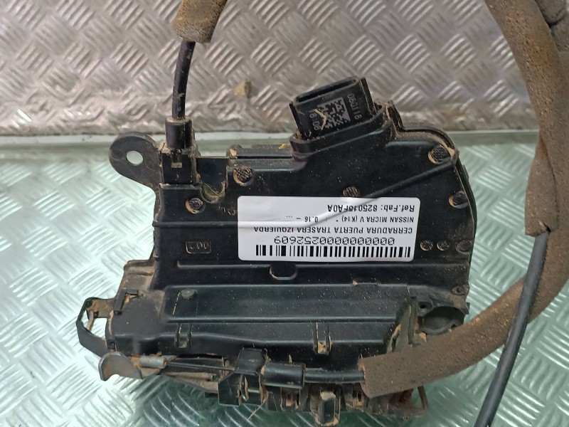 Recambio de cerradura puerta trasera izquierda para nissan micra v (k14) referencia OEM IAM 825015FA0A ELECTRICA 2 PINES