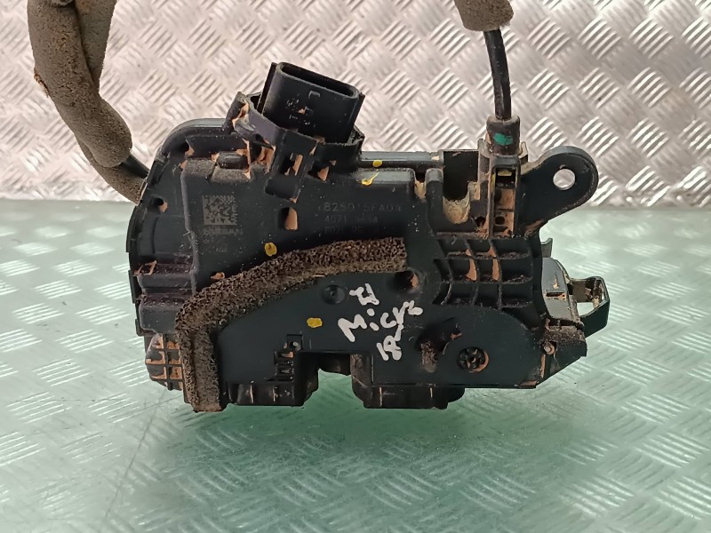 Recambio de cerradura puerta trasera izquierda para nissan micra v (k14) referencia OEM IAM 825015FA0A ELECTRICA 2 PINES