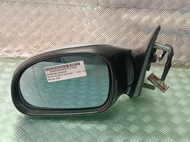 Recambio de retrovisor izquierdo para peugeot 406 berlina (s1/s2) srdt referencia OEM IAM E201  ELECTRICO