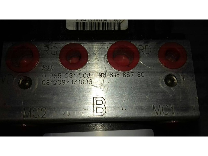 Recambio de abs para citroen c4 berlina lx referencia OEM IAM 0265231508 9661886780 0265800406