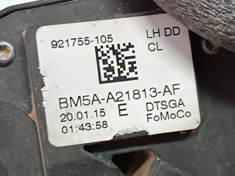 Recambio de cerradura puerta delantera izquierda para ford focus lim. (cb8) referencia OEM IAM BM5AA21813AF  5 PINES