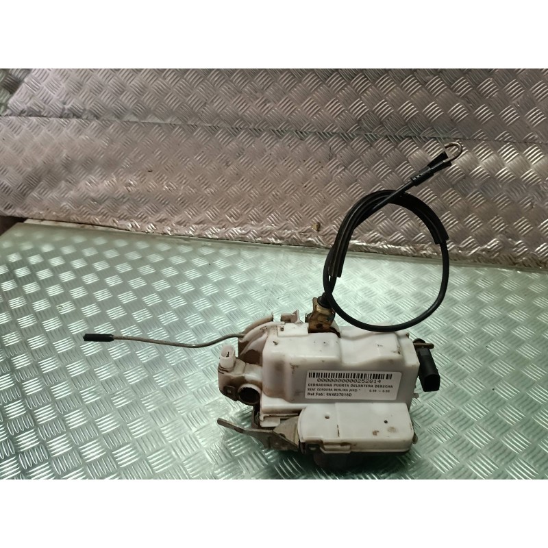 Recambio de cerradura puerta delantera derecha para seat cordoba berlina (6k2) referencia OEM IAM 6K4837016D  ELECTRICA