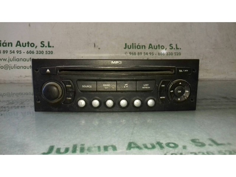 Recambio de sistema audio / radio cd para citroen c4 berlina lx referencia OEM IAM 9666403077  BLAUPUNKT