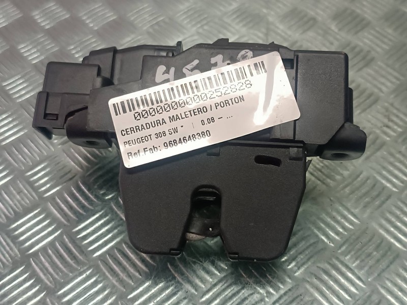 Recambio de cerradura maletero / porton para peugeot 308 sw referencia OEM IAM 9684648380  CONECTOR 3 PINES