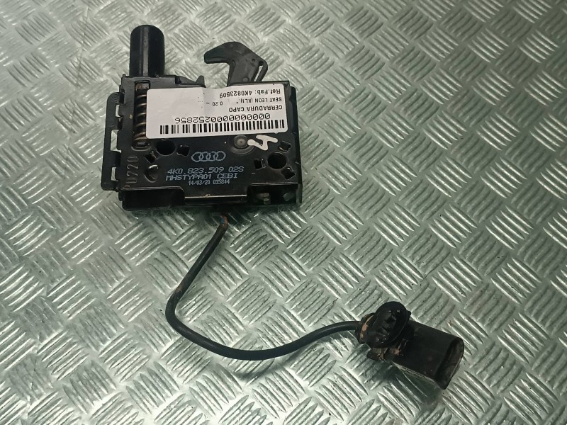 Recambio de cerradura capo para seat leon (kl1) referencia OEM IAM 4K0823509  CONECTOR 2 PINES
