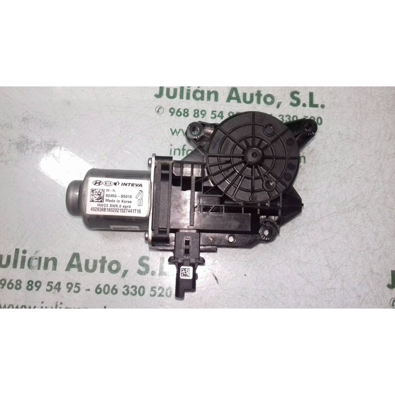 Recambio de motor elevalunas delantero izquierdo para kia niro business referencia OEM IAM 82450G5010  6 PINES