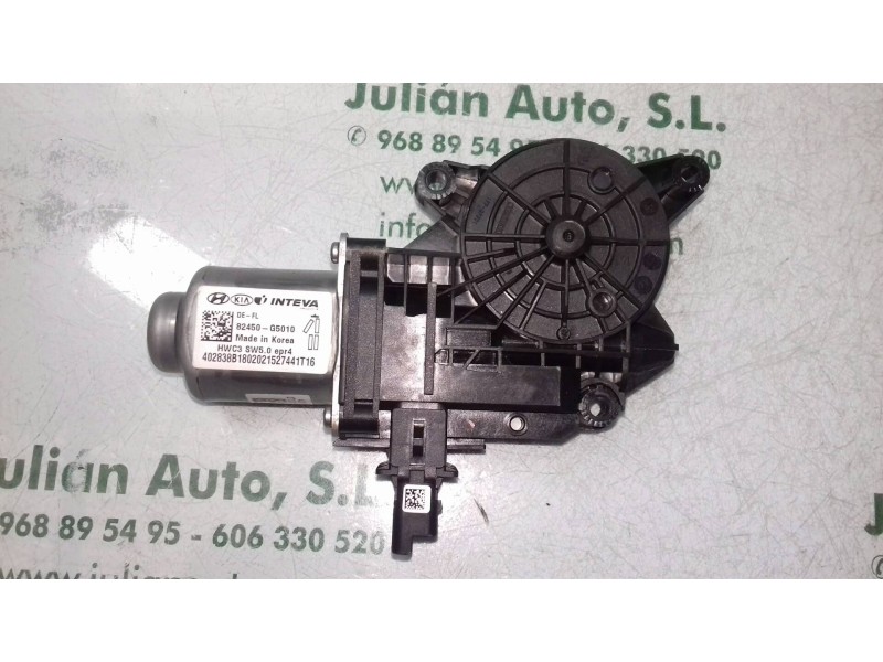 Recambio de motor elevalunas delantero izquierdo para kia niro business referencia OEM IAM 82450G5010  6 PINES
