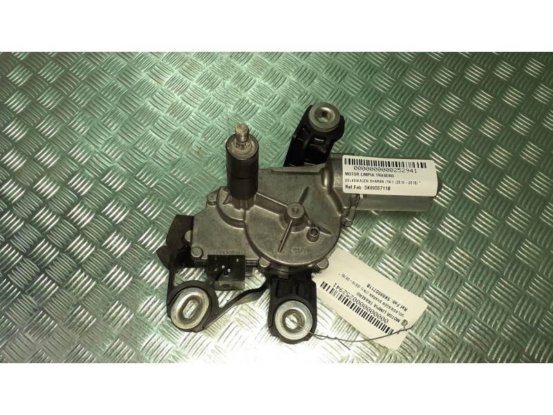 Recambio de motor limpia trasero para volkswagen sharan (7n1) referencia OEM IAM 5K6955711B  4 PINES