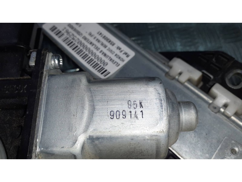 Recambio de elevalunas delantero izquierdo para honda civic berlina 5 (fk) referencia OEM IAM 85K909141  6 PINES