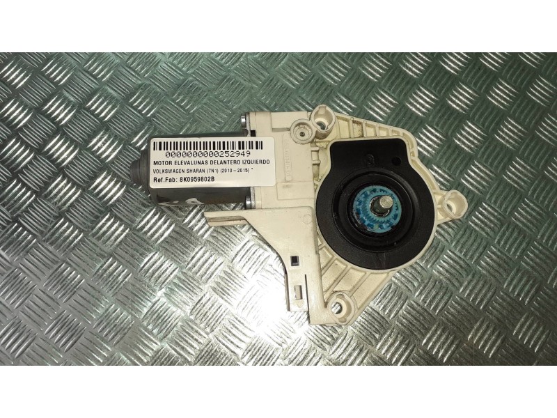 Recambio de motor elevalunas delantero izquierdo para volkswagen sharan (7n1) referencia OEM IAM 8K0959802B  2 PINES