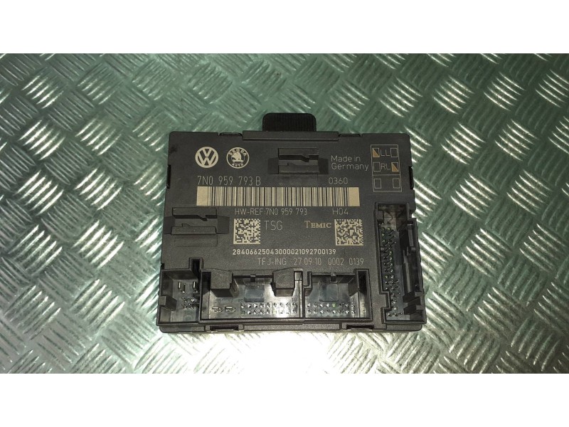 Recambio de centralita cierre para volkswagen sharan (7n1) referencia OEM IAM 7N0959793B  DELANTERA IZQUIERDA