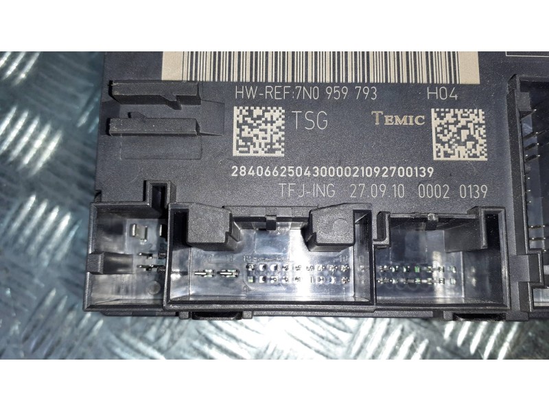 Recambio de centralita cierre para volkswagen sharan (7n1) referencia OEM IAM 7N0959793B  DELANTERA IZQUIERDA
