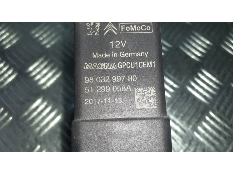 Recambio de rele para citroen berlingo cuadro referencia OEM IAM 9803299780 51299058A CALENTADORES