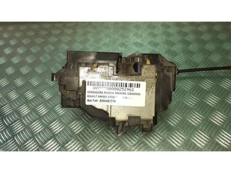 Recambio de cerradura puerta trasera izquierda para renault kangoo (f/kc0) referencia OEM IAM 8200497774  6 PINES