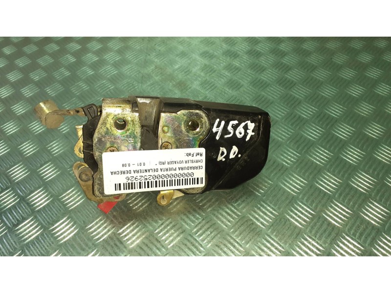 Recambio de cerradura puerta delantera derecha para chrysler voyager (rg) referencia OEM IAM  4 PINES ELECTRICA