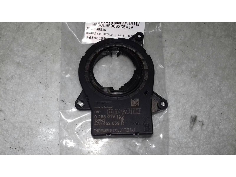 Recambio de anillo airbag para renault captur xmod referencia OEM IAM 0265019153 479452659R 