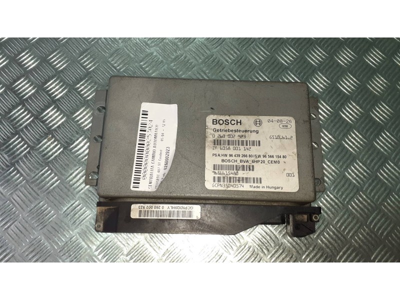 Recambio de centralita cambio automatico para peugeot 407 st confort referencia OEM IAM 0260002923  9643926680