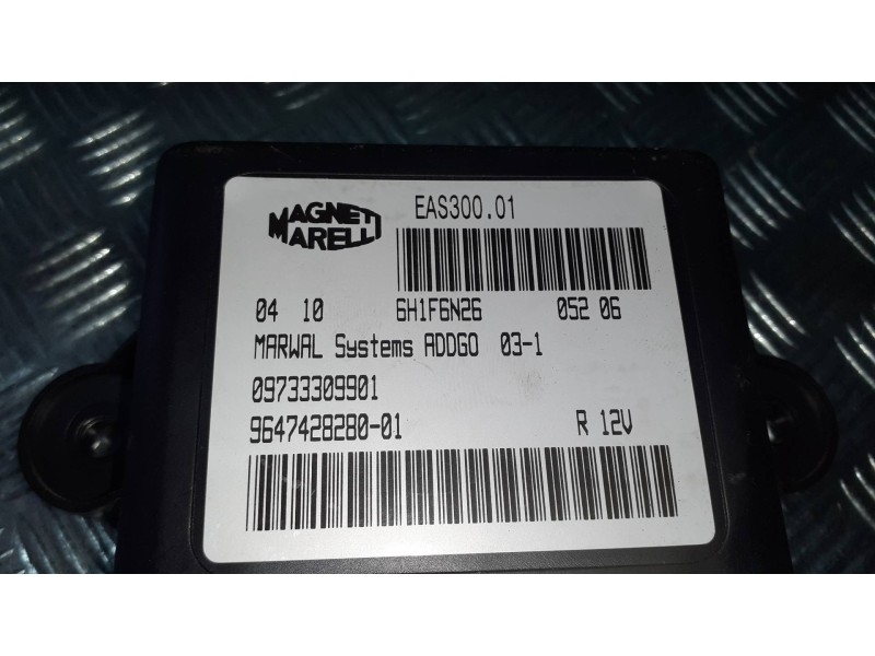Recambio de centralita inmovilizador para peugeot 407 referencia OEM IAM 964742828001 09733309901 MAGNETI MARELLI