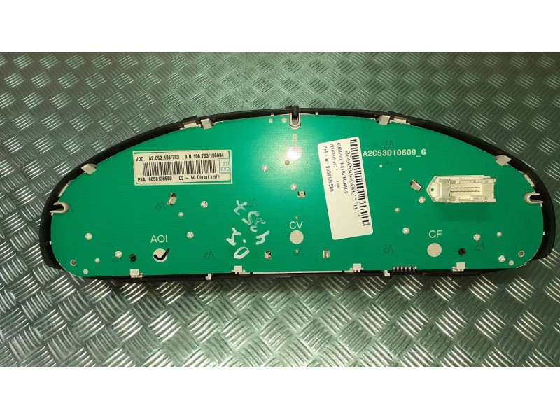Recambio de cuadro instrumentos para peugeot 407 referencia OEM IAM 9658138580 A2C53106703 18 PINES