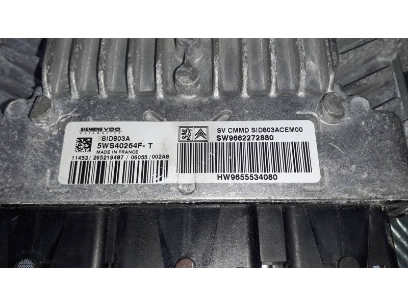 Recambio de centralita motor uce para renault twingo (co6) referencia OEM IAM 5WS40264F SW9662272880 SIEMENS VDO
