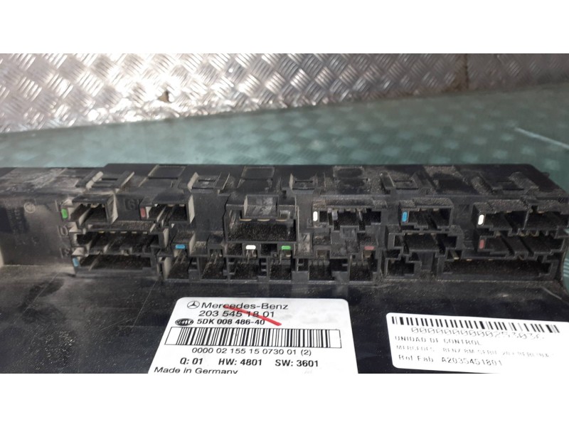 Recambio de unidad de control para mercedes-benz clase c (w203) berlina referencia OEM IAM A2035451801  5DK00848640