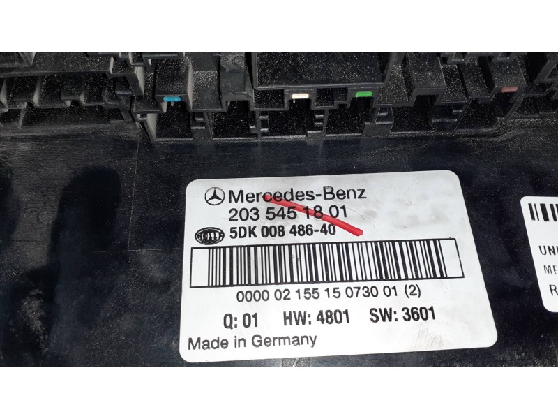 Recambio de unidad de control para mercedes-benz clase c (w203) berlina referencia OEM IAM A2035451801  5DK00848640