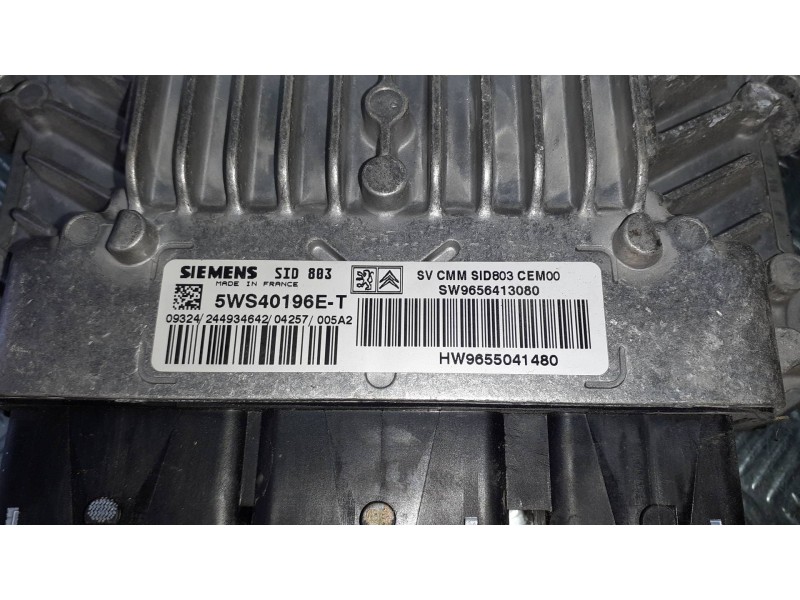 Recambio de centralita motor uce para peugeot 407 st confort referencia OEM IAM 5WS40196ET SW96564113080 SIEMENS