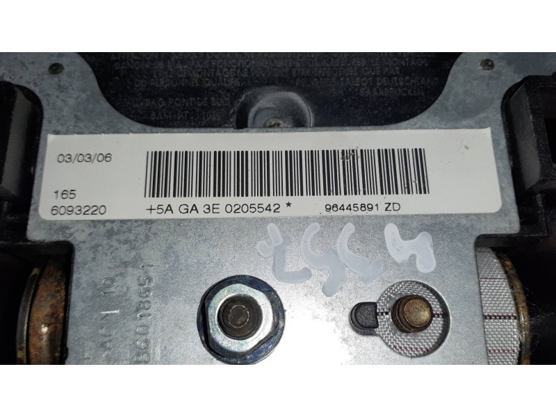 Recambio de airbag delantero izquierdo para peugeot 407 referencia OEM IAM 96445891  2+2 PINES