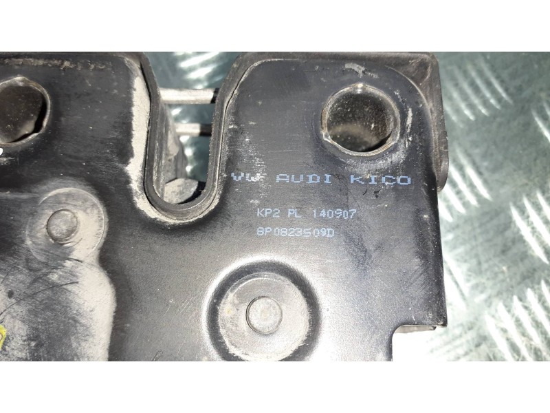 Recambio de cerradura capo para audi a3 (8p) referencia OEM IAM 8P0823509D  2 PINES