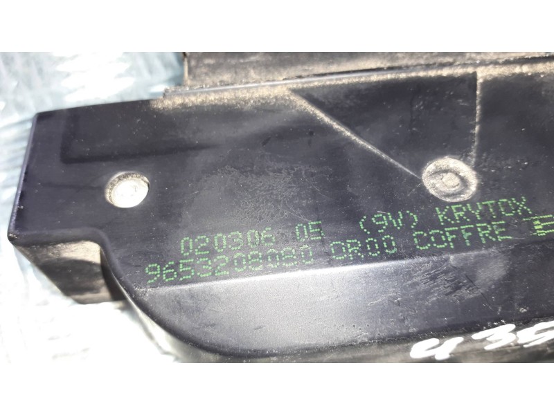 Recambio de cerradura maletero / porton para peugeot 407 referencia OEM IAM 9653208080  3 PINES