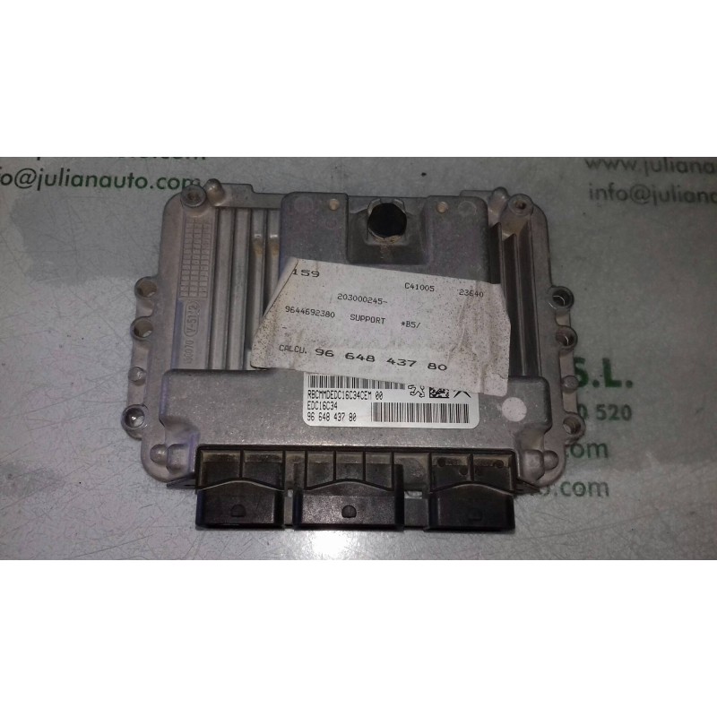 Recambio de centralita motor uce para citroen c4 berlina lx referencia OEM IAM 9664843780 281197595 KIT - BOSCH