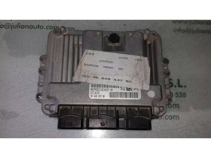 Recambio de centralita motor uce para citroen c4 berlina lx referencia OEM IAM 9664843780 281197595 KIT - BOSCH