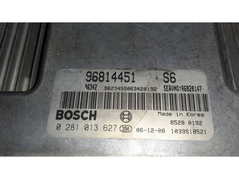 Recambio de centralita motor uce para chevrolet epica referencia OEM IAM 96814451  0281013627