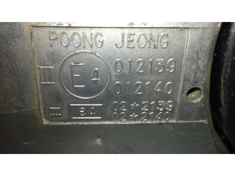 Recambio de retrovisor derecho para daewoo tacuma cdx referencia OEM IAM 99000102  ELECTRICO