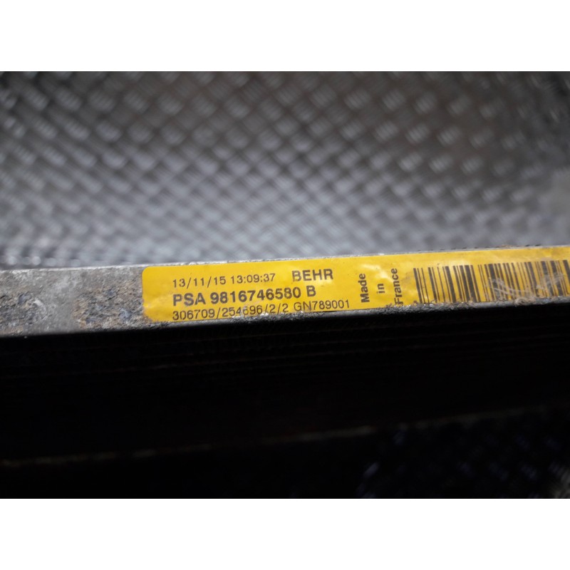 Recambio de condensador / radiador aire acondicionado para citroen c4 picasso referencia OEM IAM 9816746580B BEHR GN789001