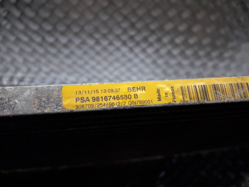 Recambio de condensador / radiador aire acondicionado para citroen c4 picasso referencia OEM IAM 9816746580B BEHR GN789001