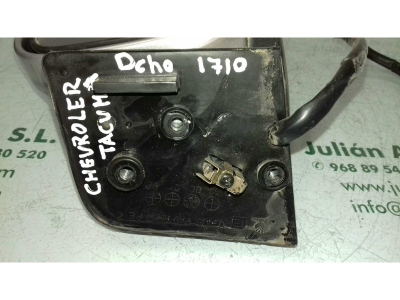 Recambio de retrovisor derecho para daewoo tacuma cdx referencia OEM IAM 99000102  ELECTRICO