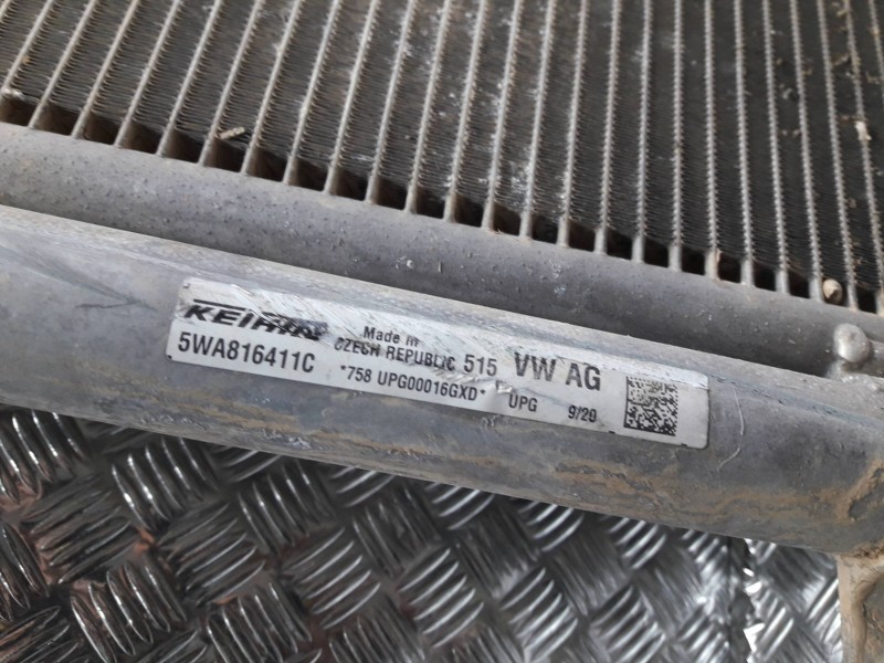 Recambio de condensador / radiador aire acondicionado para seat leon (kl1) referencia OEM IAM 5WA816411C 758UPG00016GXD 