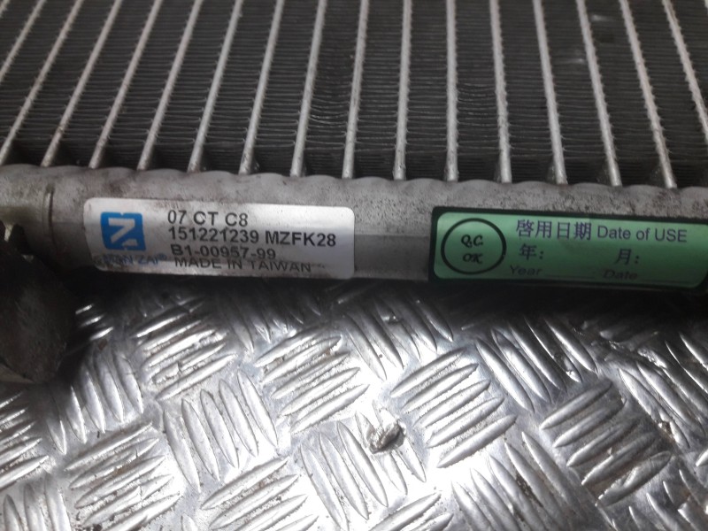 Recambio de condensador / radiador aire acondicionado para citroen jumpy referencia OEM IAM 151221239 MZFK28 B10095799