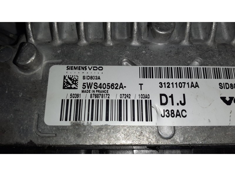 Recambio de centralita motor uce para volvo s40 berlina referencia OEM IAM 31211071AA SIEMENSVDO 5WS40562A