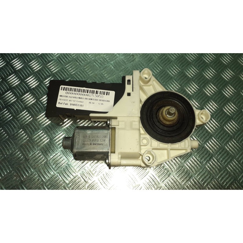 Recambio de motor elevalunas delantero derecho para peugeot 407 st confort referencia OEM IAM 994651101 1137328127 0130822201