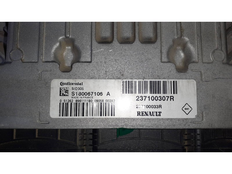 Recambio de centralita motor uce para renault megane iii berlina 5 p dynamique referencia OEM IAM 237100307R  S18067106A